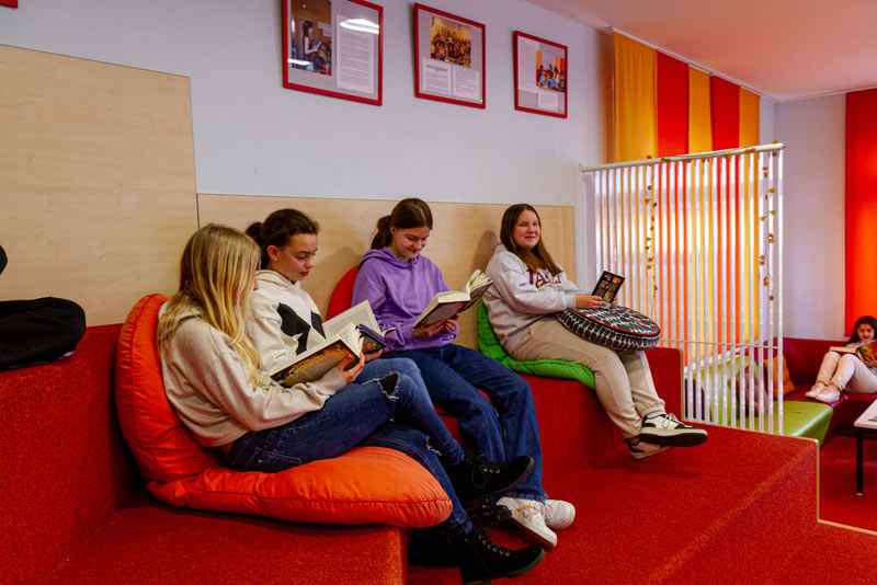 Die Schulbücherei der GHS Borken